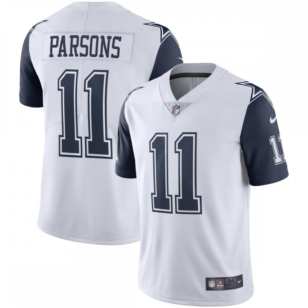Micah Parsons Dallas Cowboys Nike Alternate 2 Vapor Limited Jersey - White-GridironStore
